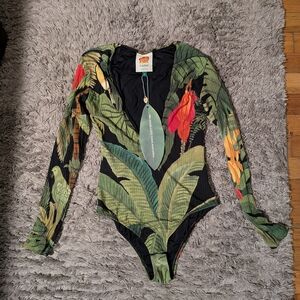 Farm Rio Kids Tropical Bodysuit NWT Small